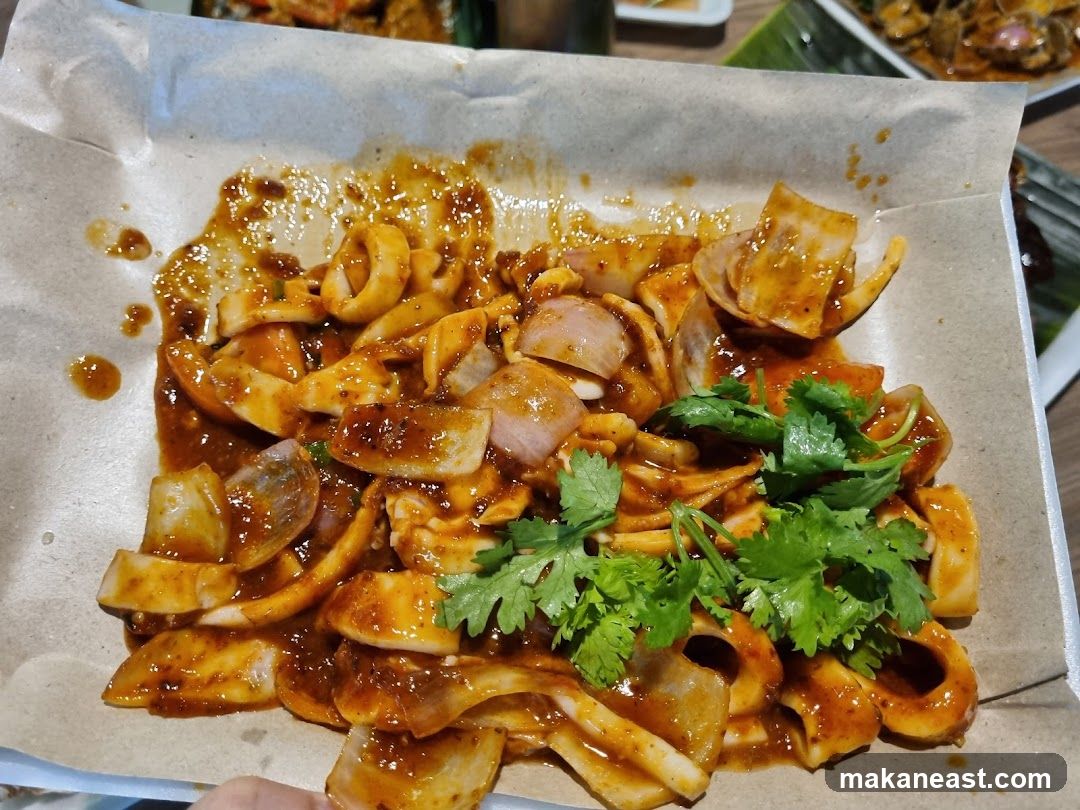 Spicy Squid with Onions