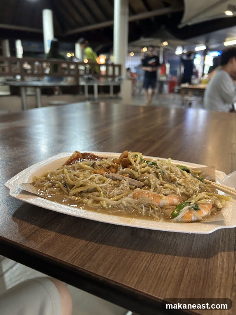 Noodles with Shrimp and Meat