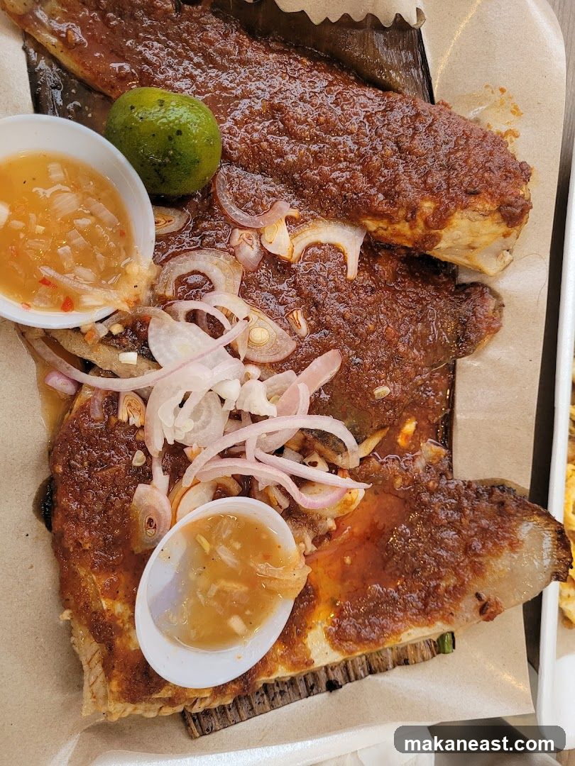 Spicy Grilled Fish with Lime and Onions
