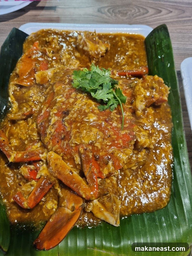 Crab dish with sauce