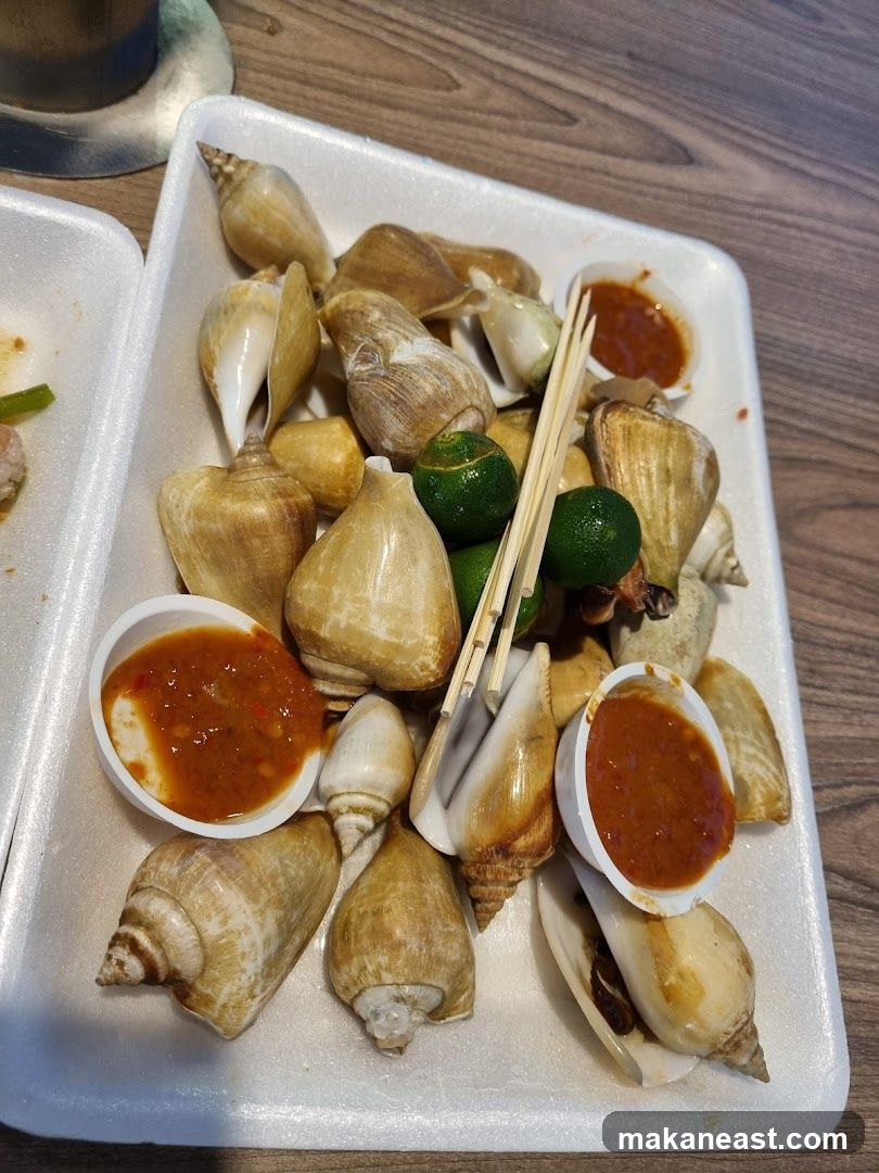 Seashells with Dipping Sauce