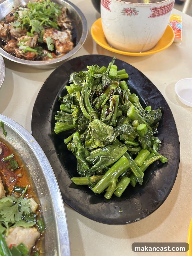 Stir-fried vegetables and other dishes