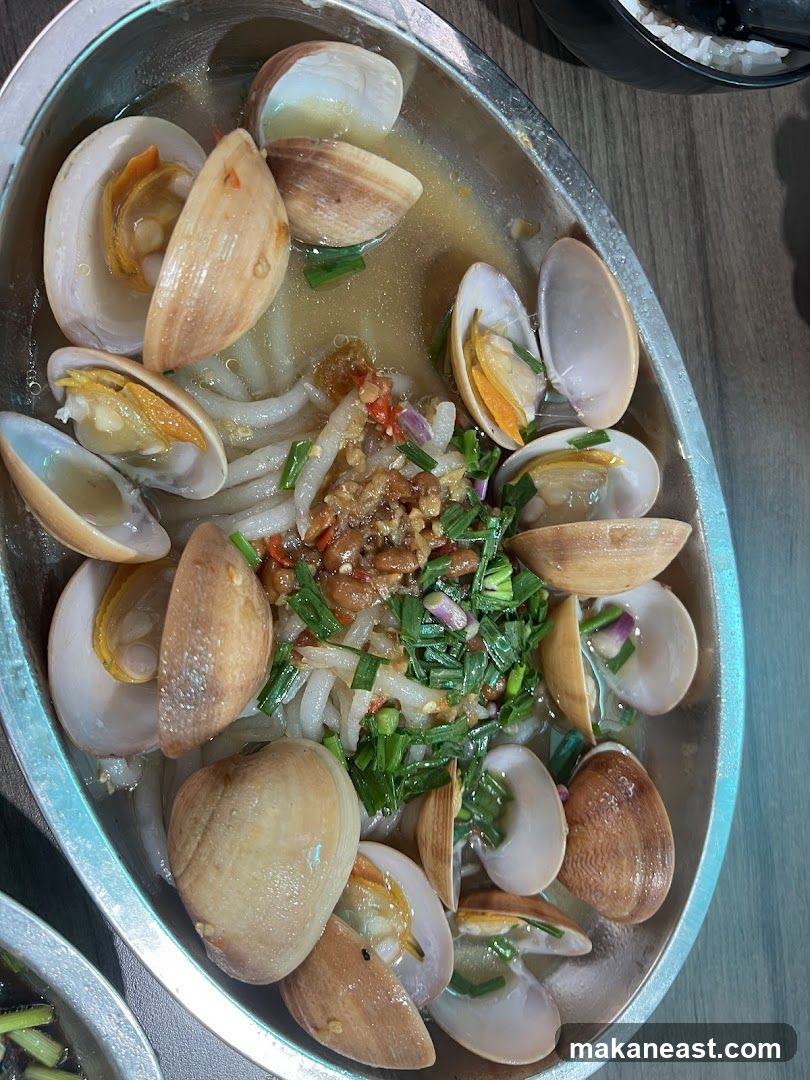 Clams with Noodles