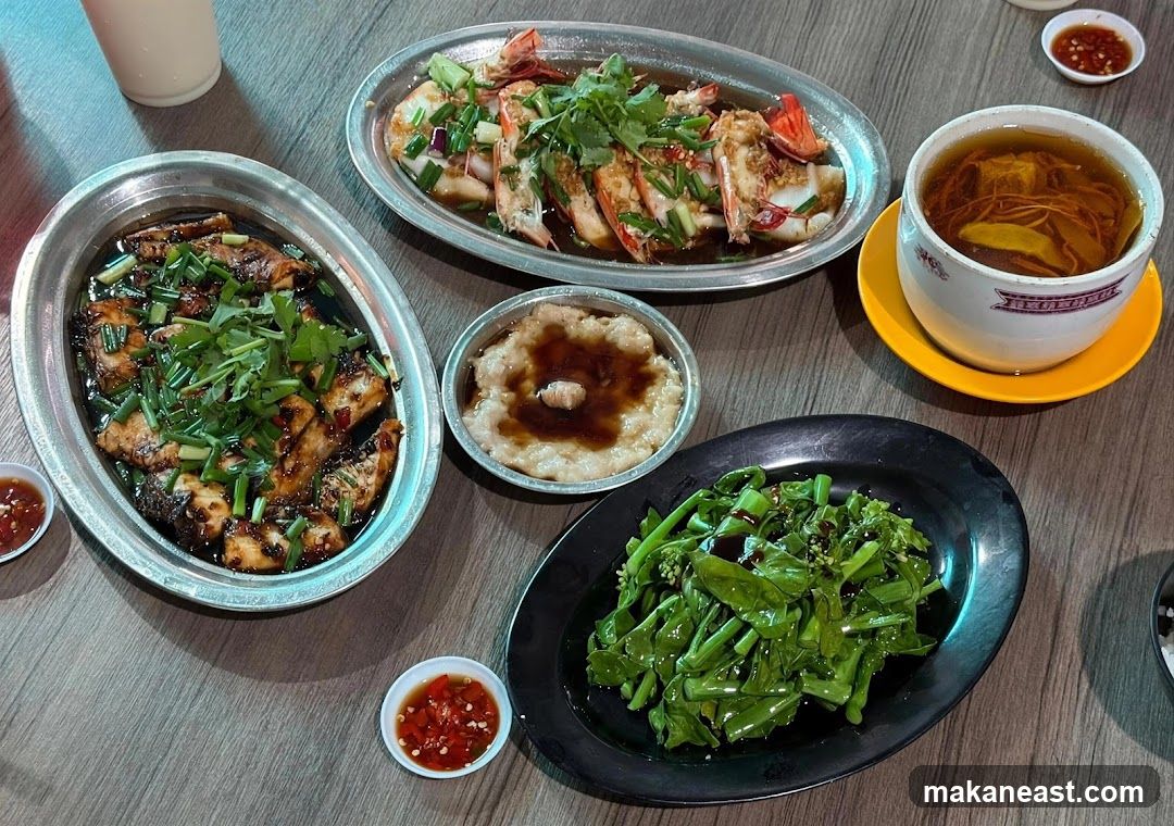 Assortment of Chinese Dishes