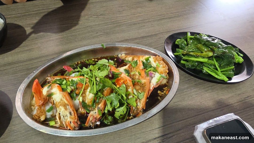 Prawns and Greens