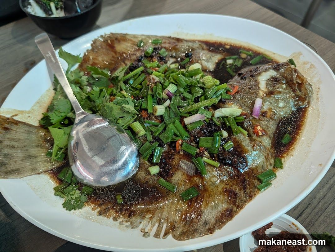 Steamed Fish with Scallions and Chili