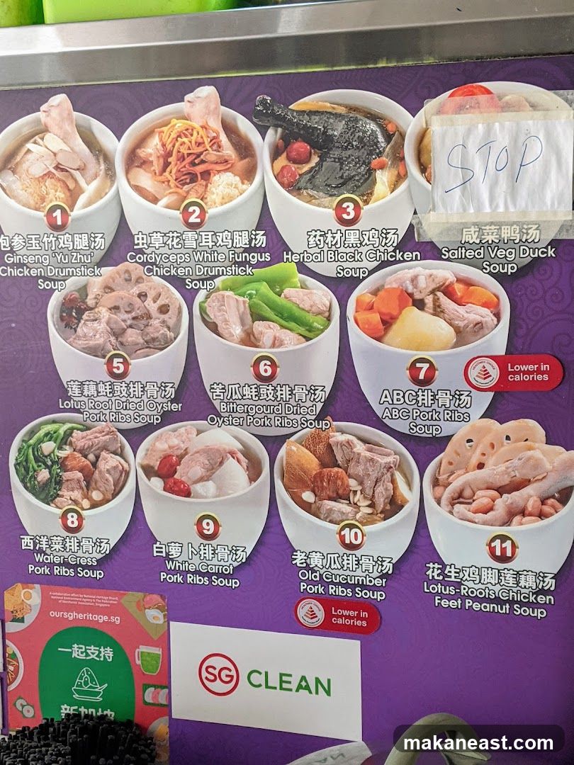 Soup Menu