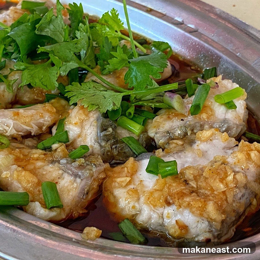 Steamed Fish with Garlic and Scallions