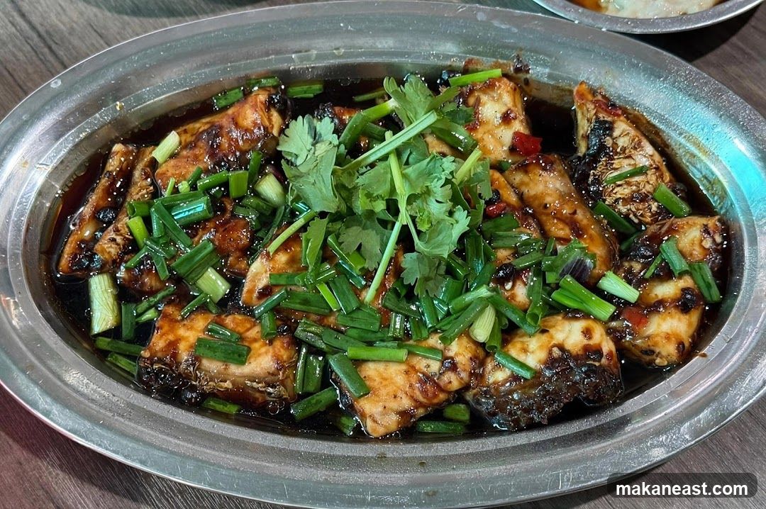 Braised Fish with Scallions and Cilantro