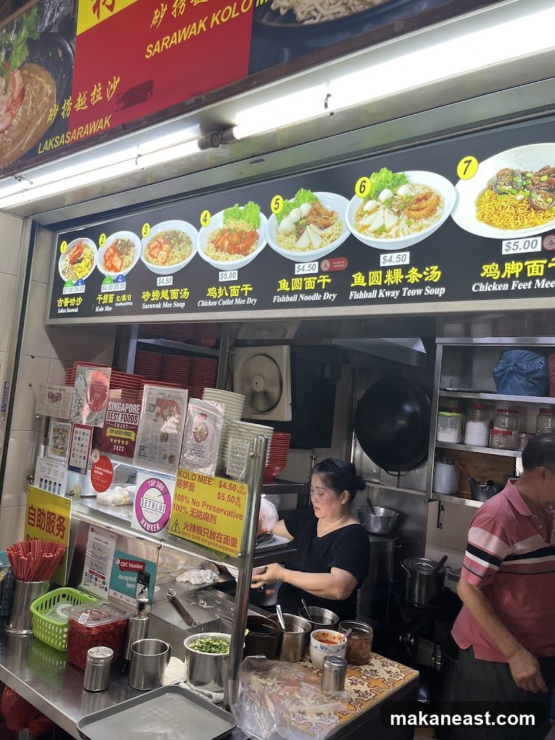 Food Stall Menu