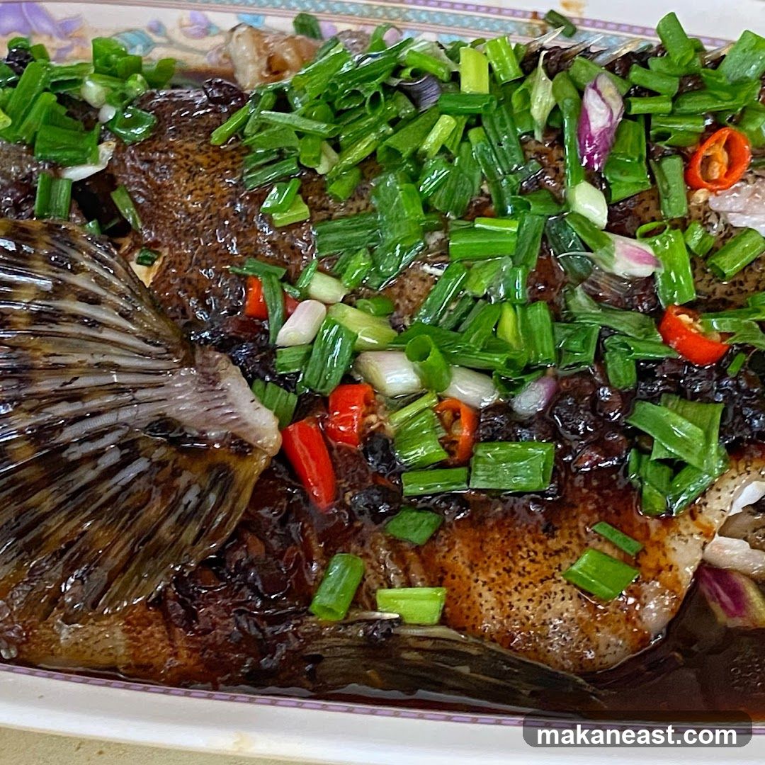 Steamed Fish with Black Bean Sauce