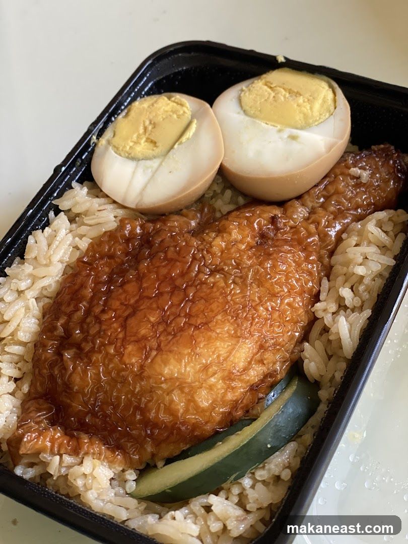 Braised Chicken Leg with Rice