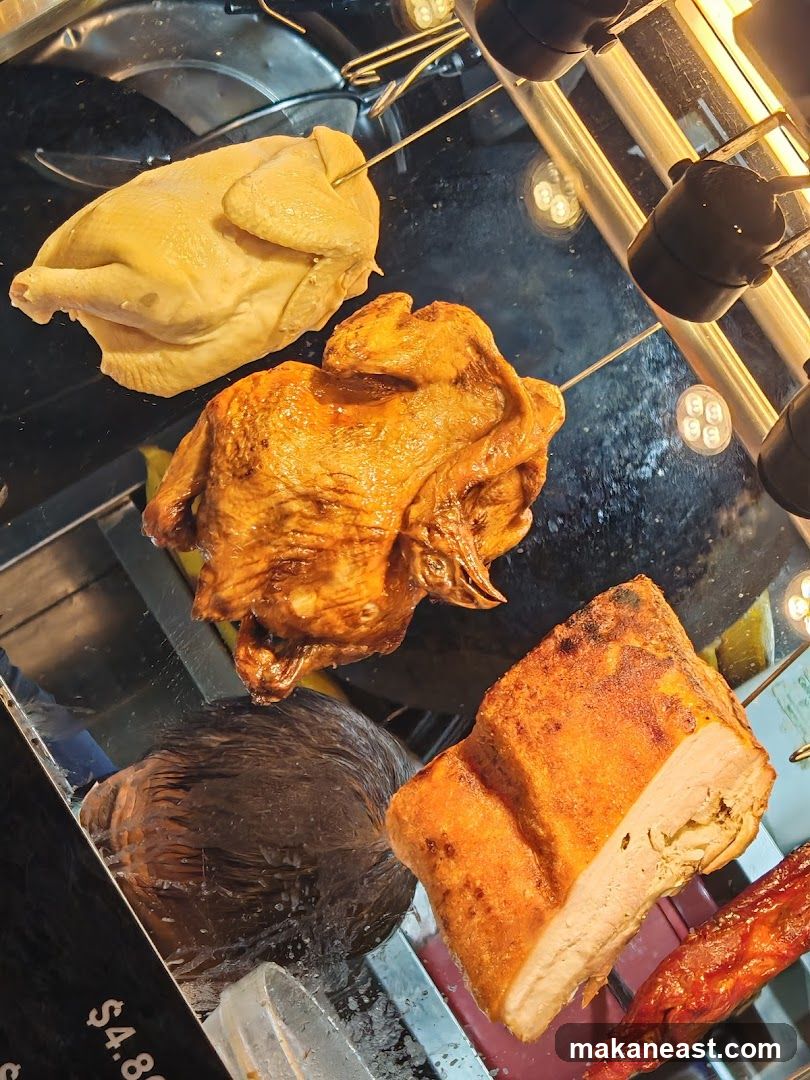 Roasted and Boiled Chickens