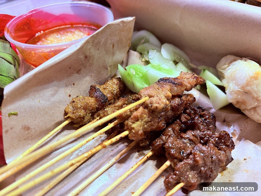 Satay Skewers with Peanut Sauce
