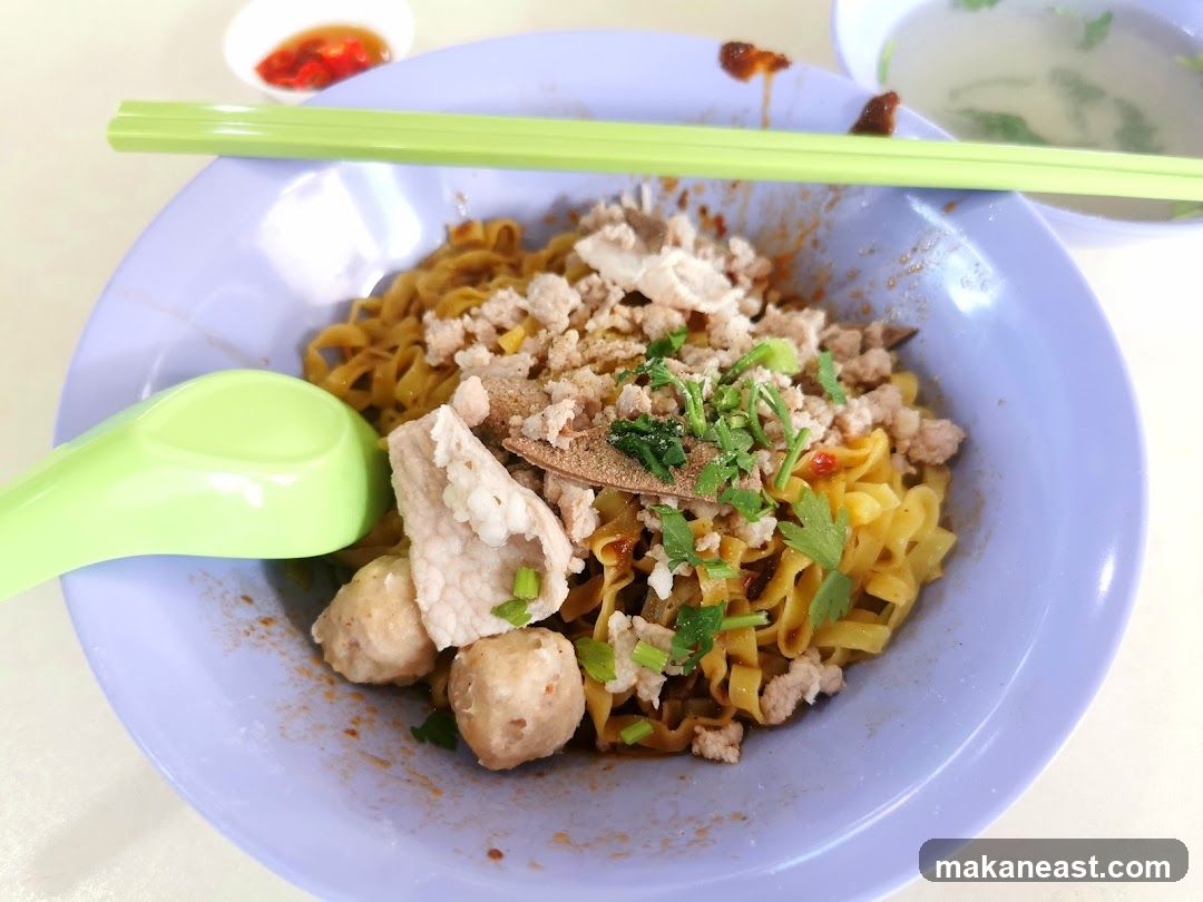海记潮州粿条面 Fish Dumpling Fishball Minced Meat Noodle