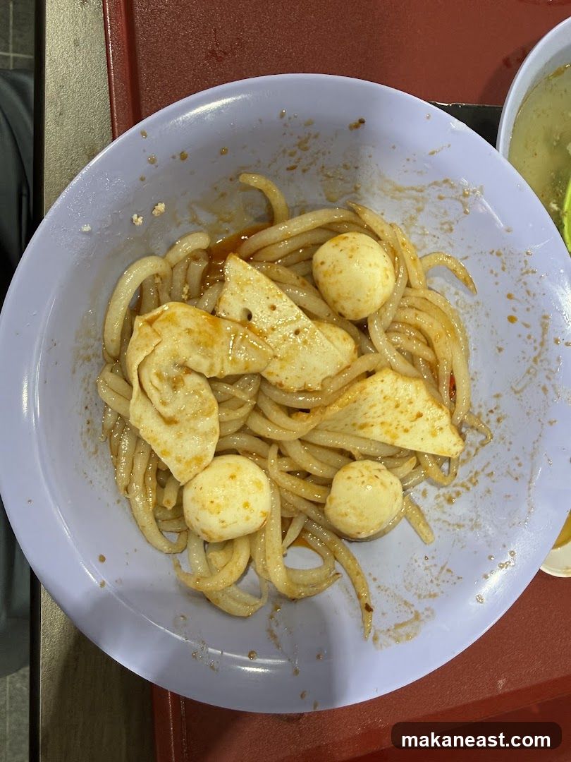 海记潮州粿条面 Fish Dumpling Fishball Minced Meat Noodle