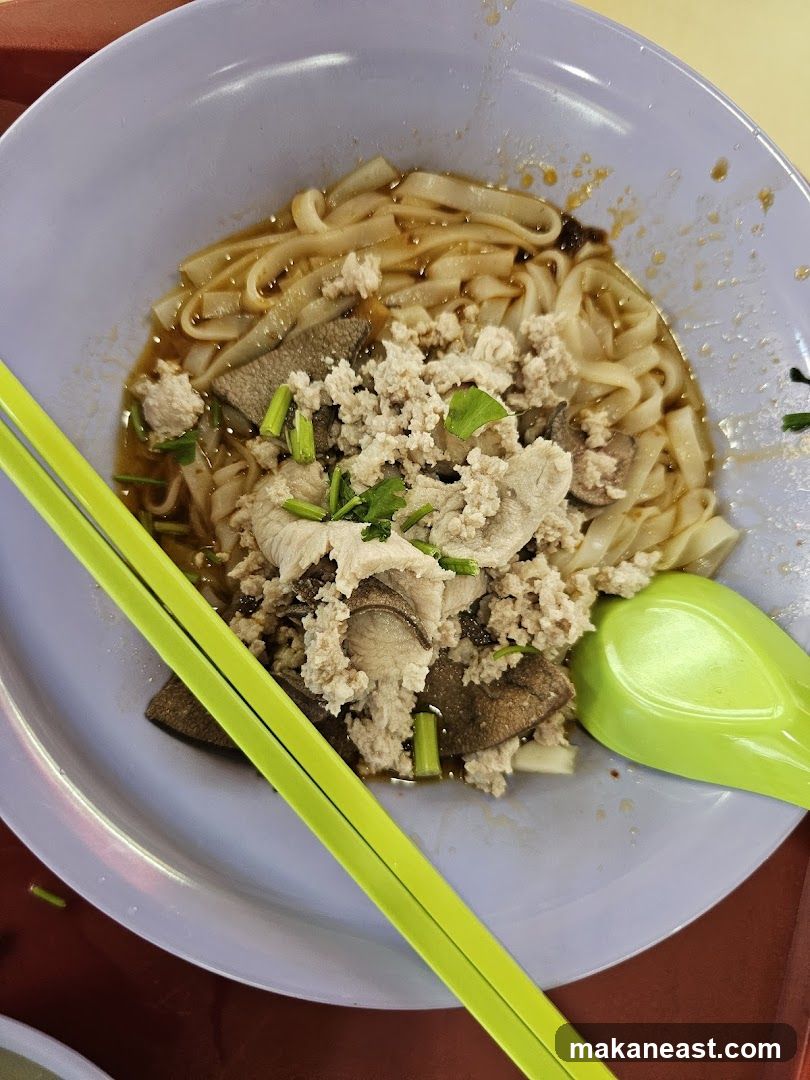 Noodles with Minced Pork and Liver