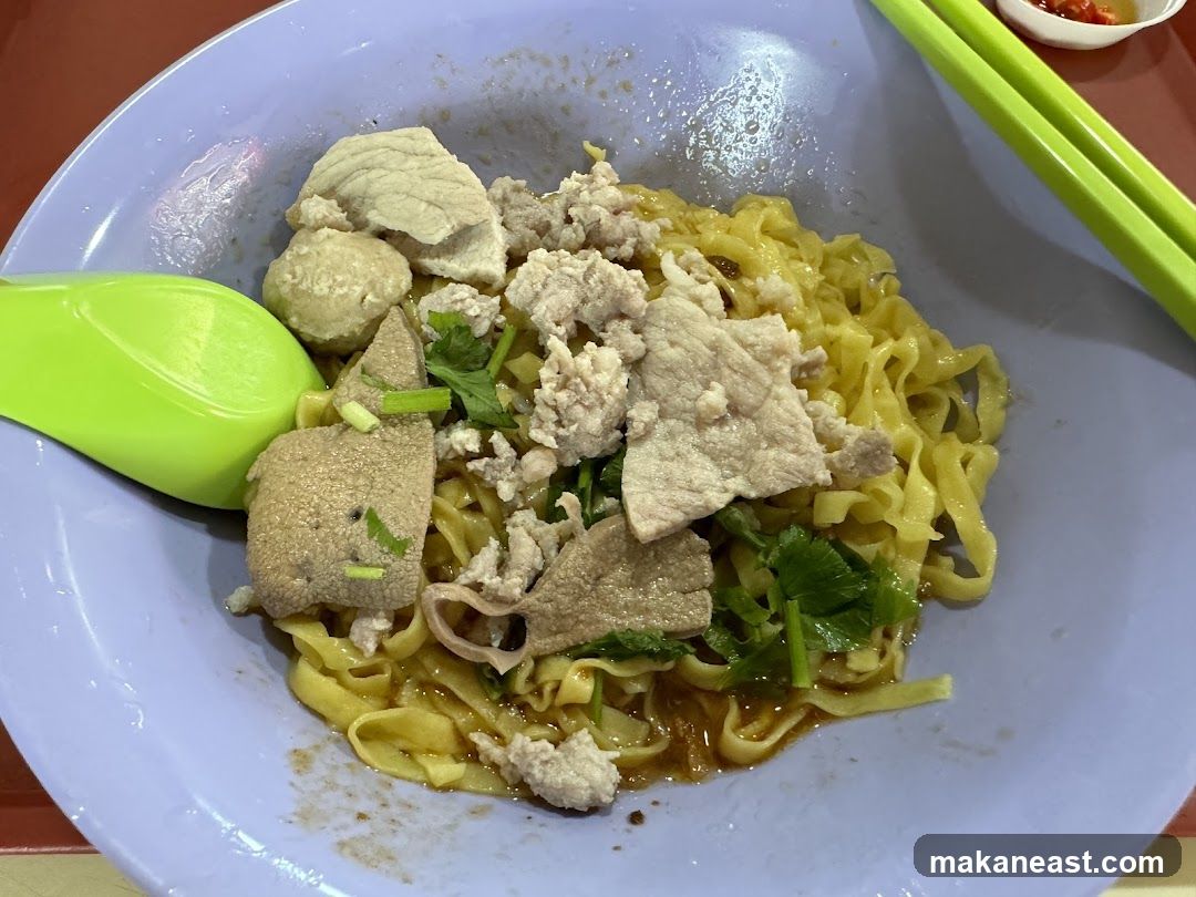 Noodles with Pork and Liver