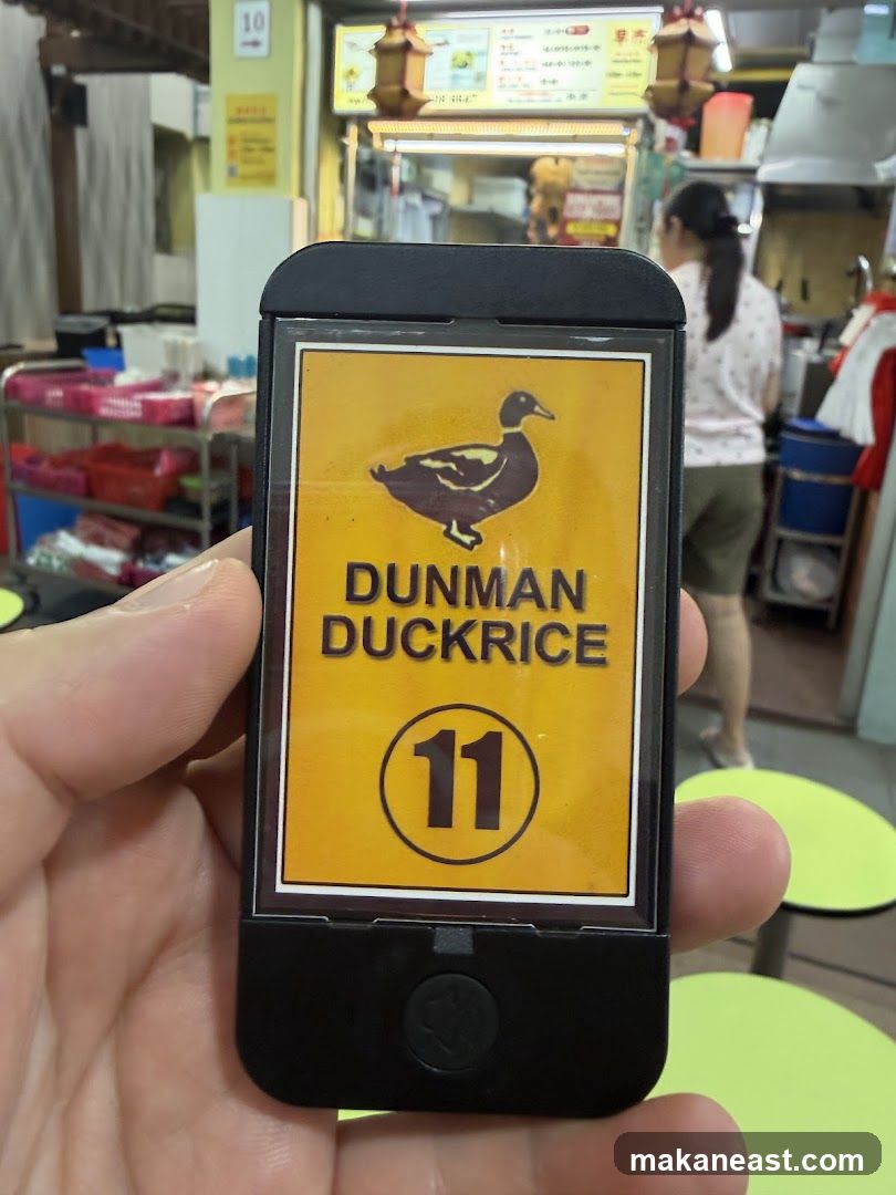 Dunman Duckrice Order Number