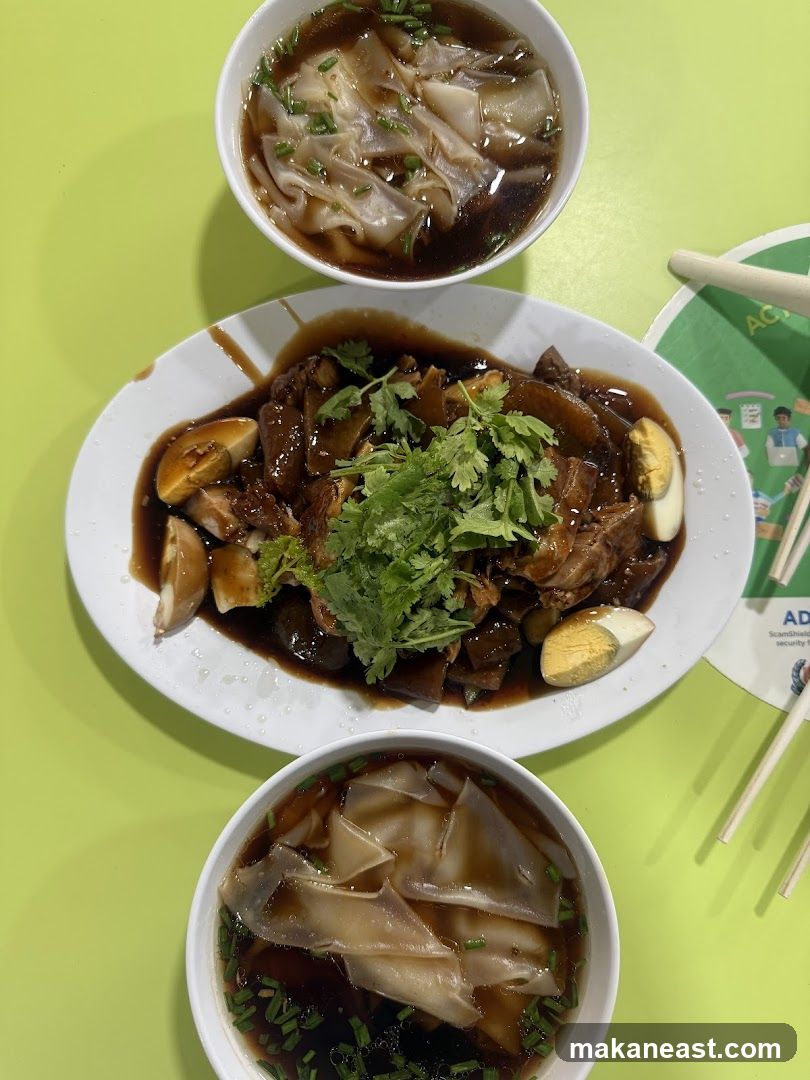 Braised Pork Belly with Eggs and Noodles
