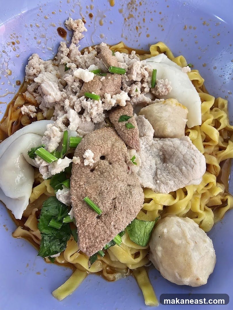 Noodles with Pork and Liver