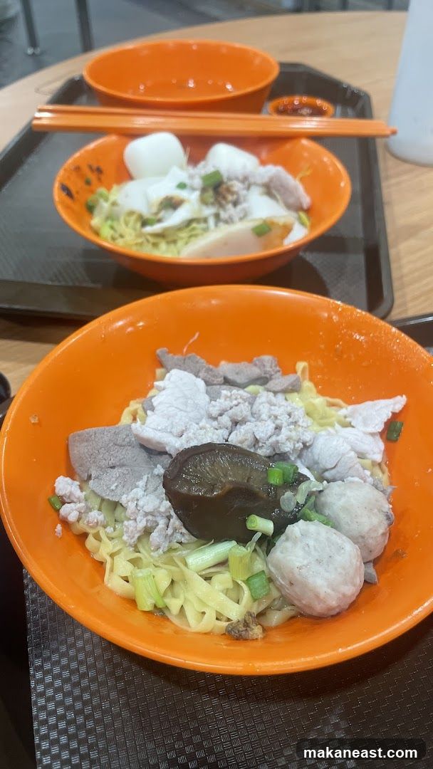 Noodles with Meat and Fish Balls