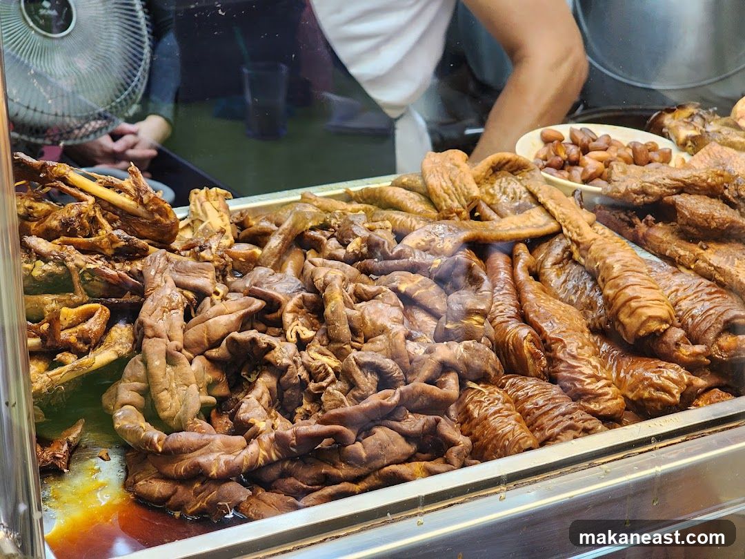 Braised Meats Display