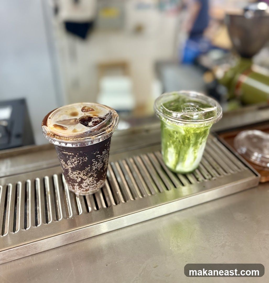 Two Iced Drinks