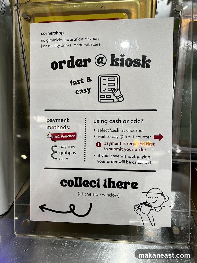 Order @ Kiosk Instructions