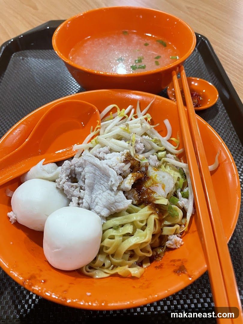 Noodles with Pork and Fish Balls