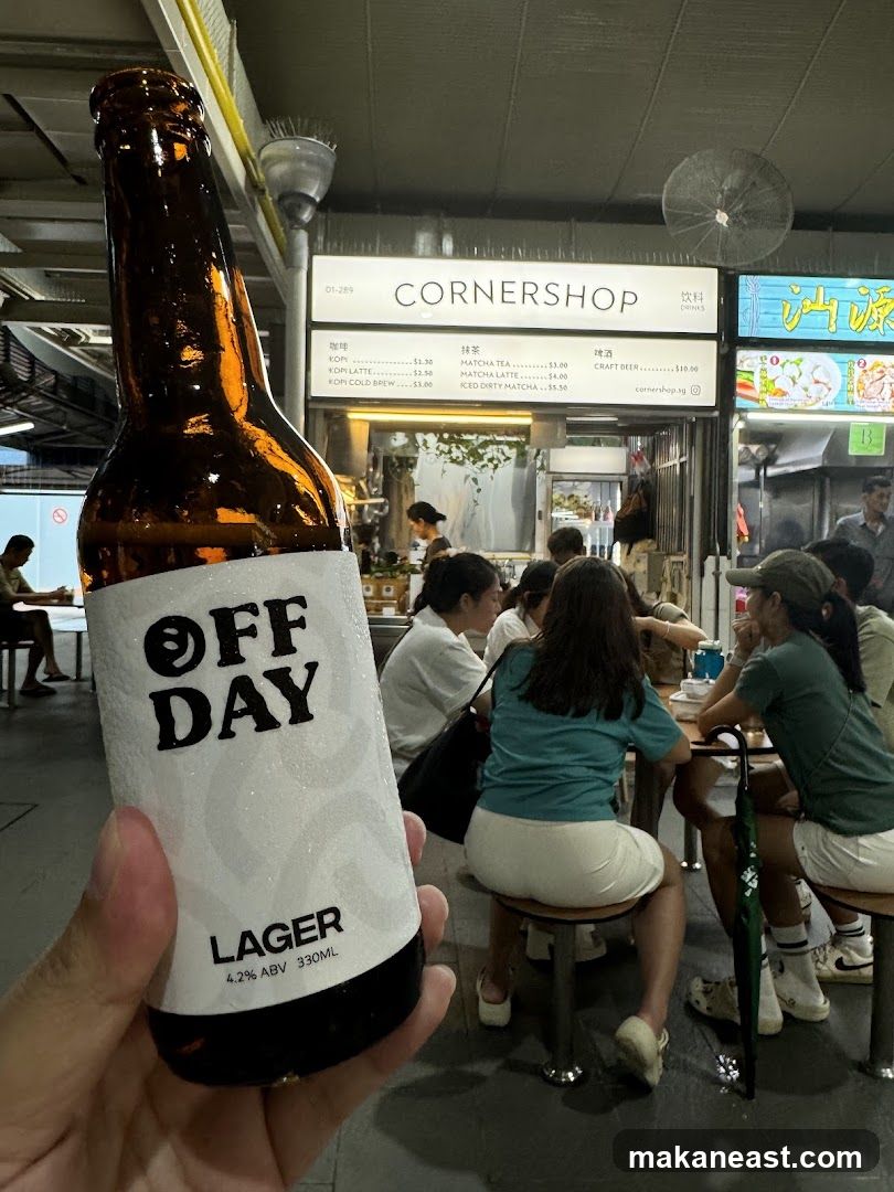 Beer Bottle and Cafe Interior