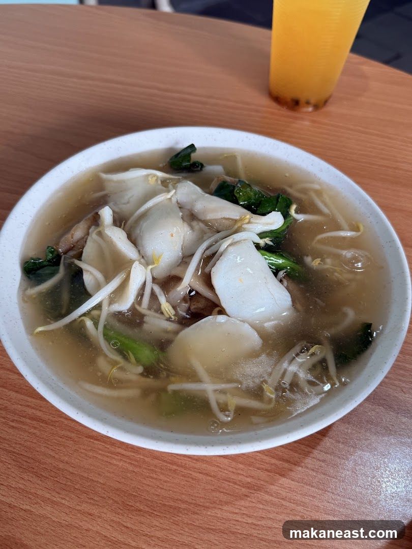 Noodle Soup with Drink