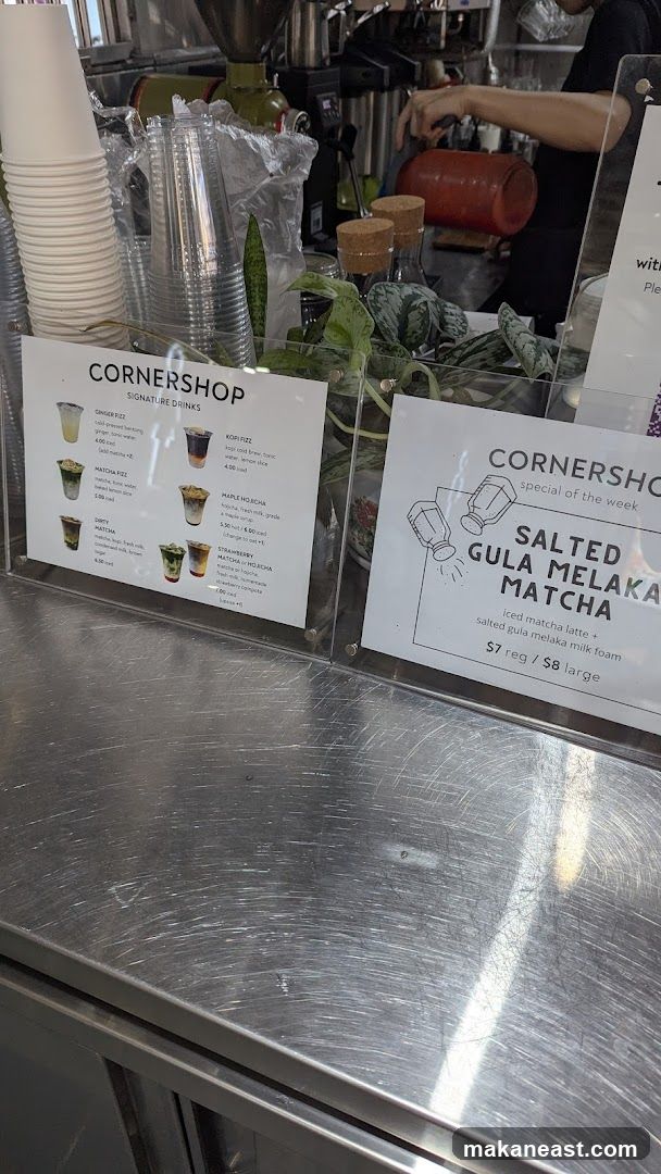 Cornershop Signature Drinks and Special