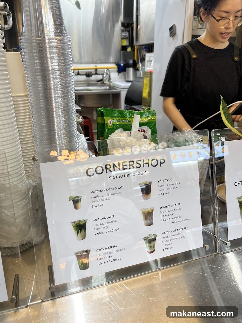 CORNERSHOP SIGNATURE DRINKS