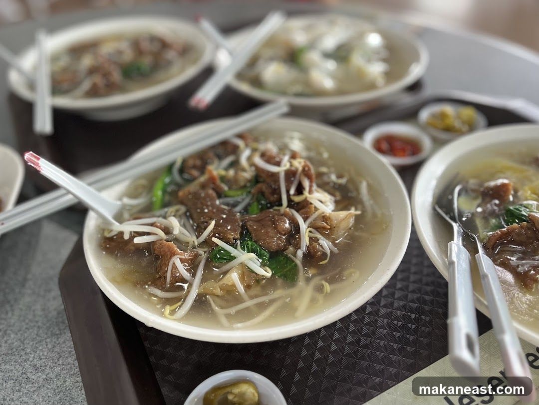 Bowls of Noodle Soup