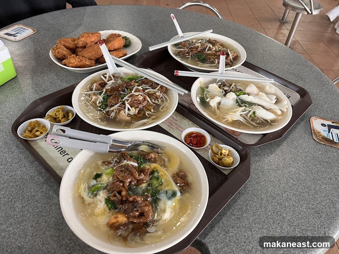 Table with food
