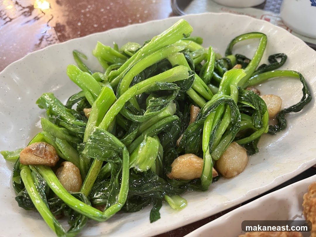 Stir-fried Greens with Garlic
