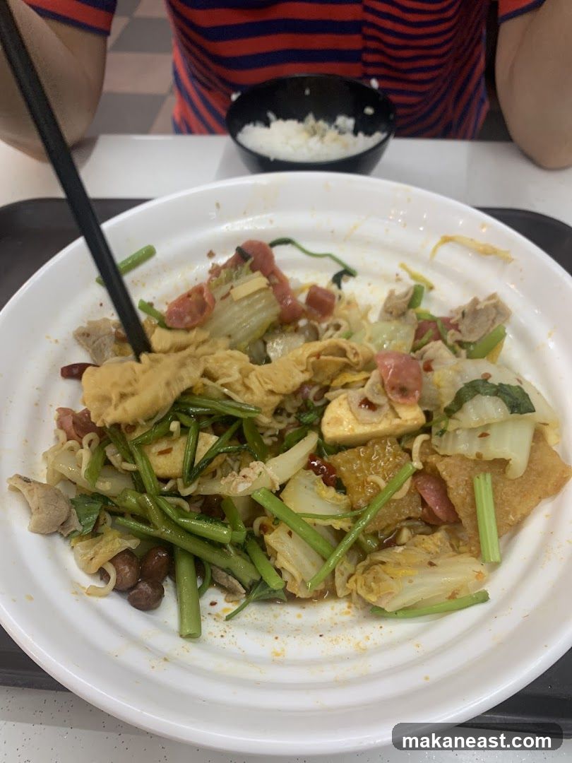 Spicy Stir-Fried Dish with Rice