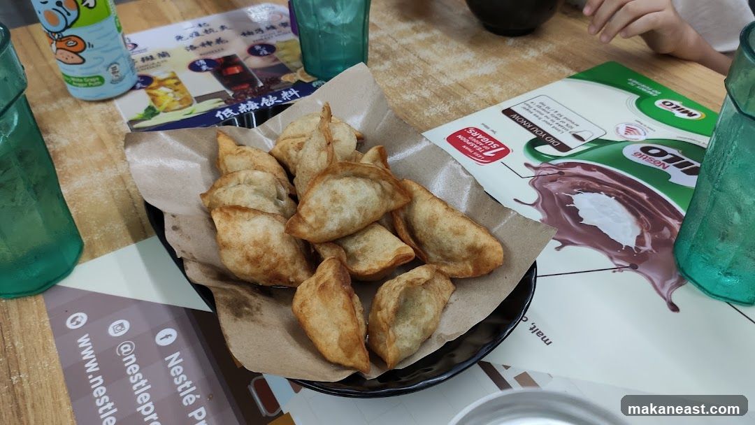 Fried Dumplings and Drinks