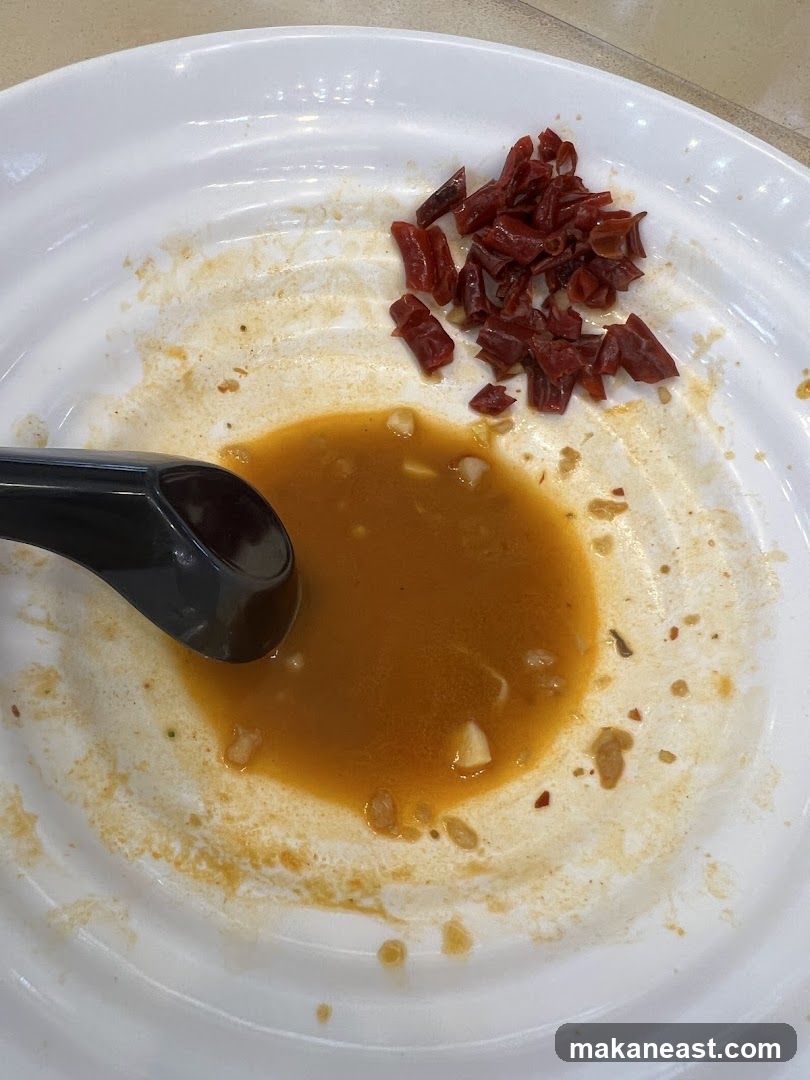 Leftover Food on Plate