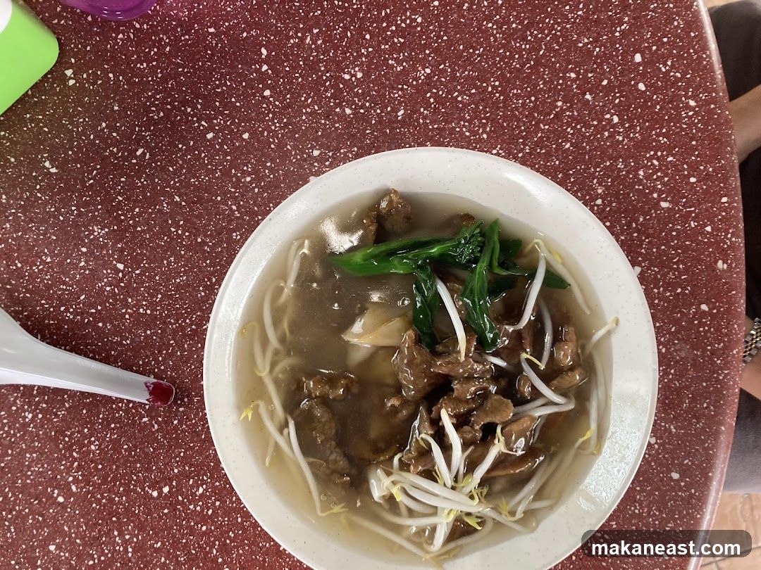 Beef noodle soup