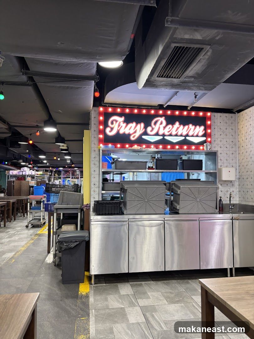 Tray Return Station