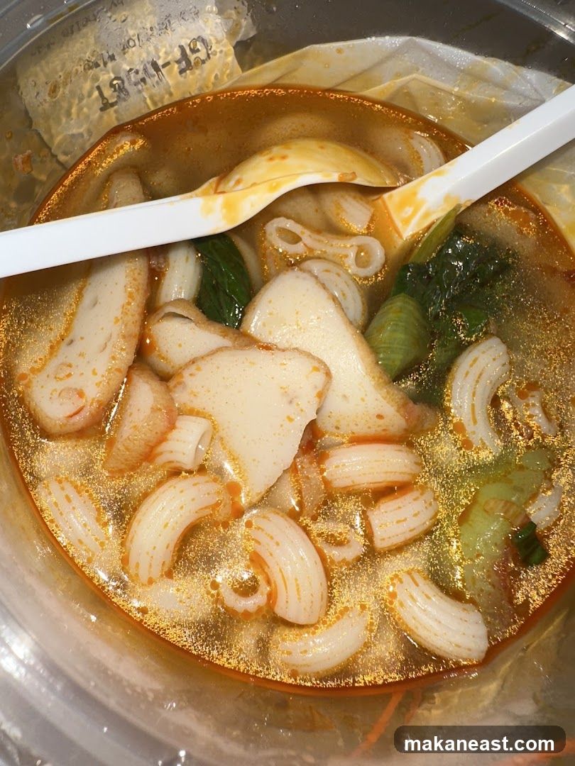 Noodle Soup with Fish Cakes