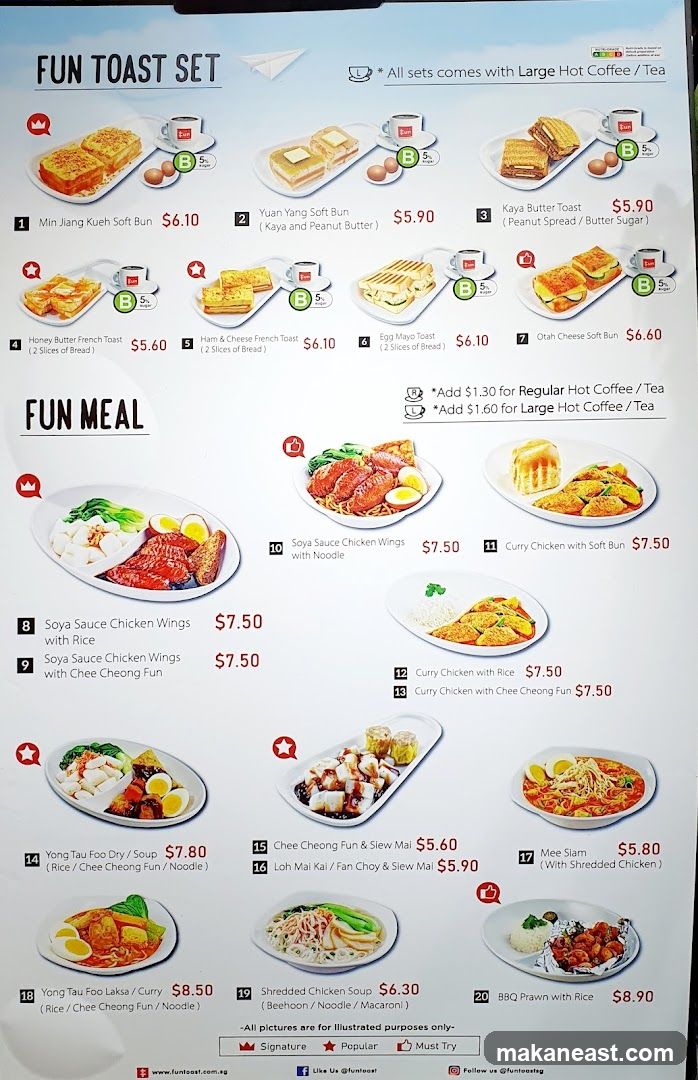FUN TOAST SET & FUN MEAL