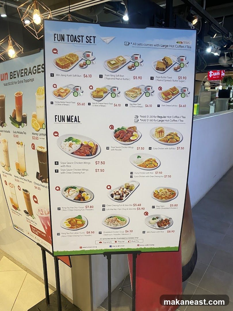 FUN TOAST SET & FUN MEAL