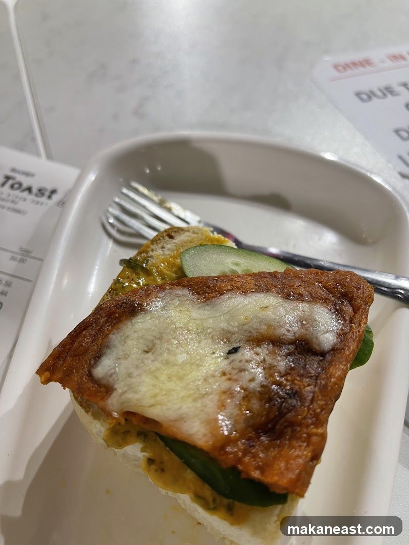 Sandwich with Melted Cheese
