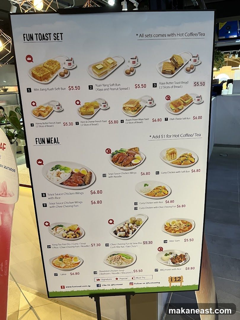 FUN TOAST SET & FUN MEAL
