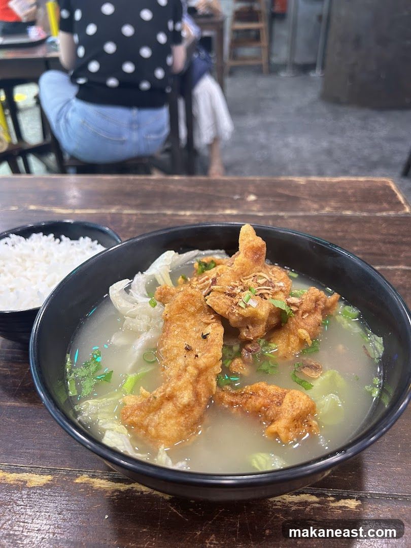 Fried Fish Soup with Rice