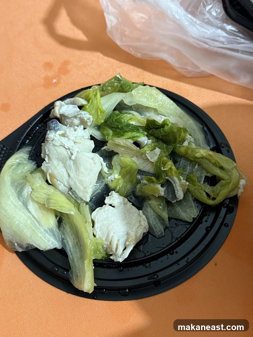 Chicken and Lettuce Salad