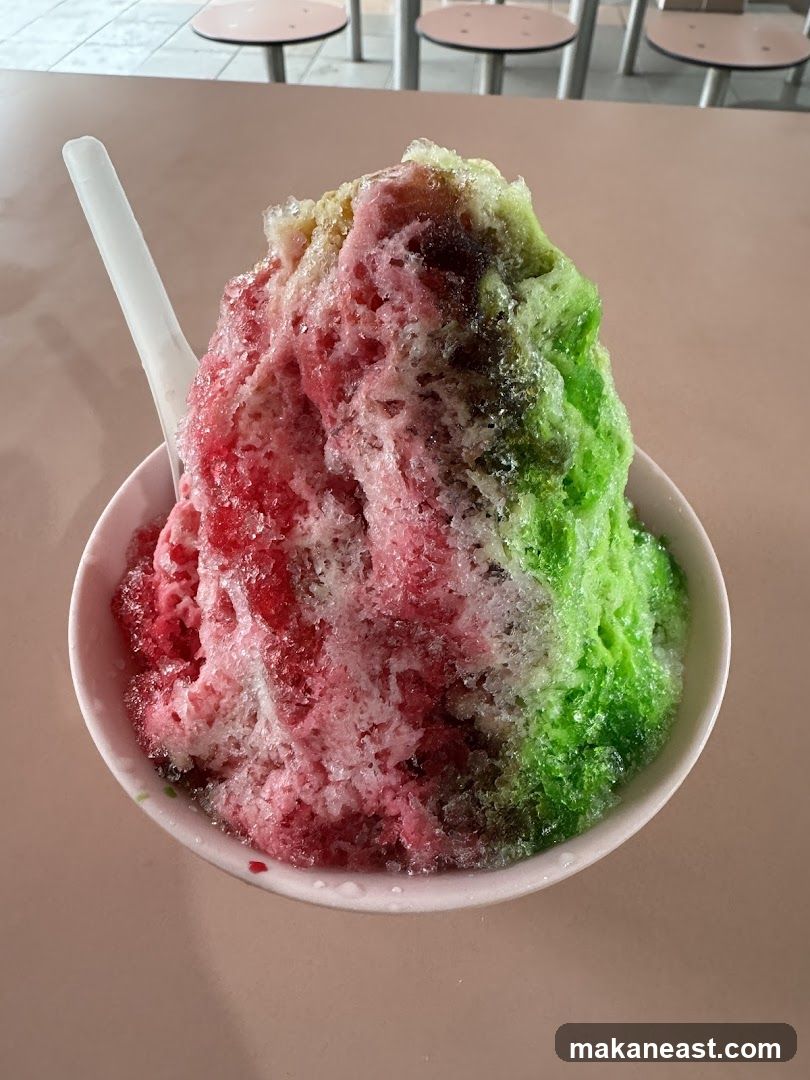 Shaved Ice Dessert
